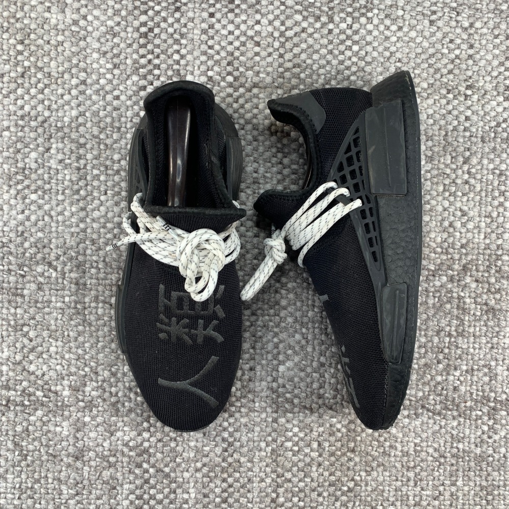 adidas NMD Hu Pharrell Williams Human Race Mens 8 Black GY0093 Triple Black